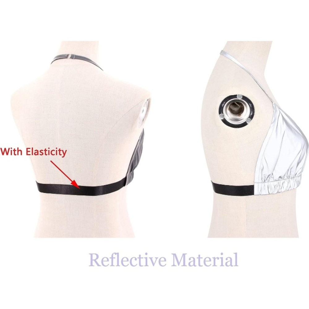 Reflective Rave Bra Top - Picture 8 of 12